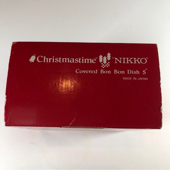 Nikko Japan Christmastime Covered Bon Bon Dish - Picture 12 of 14